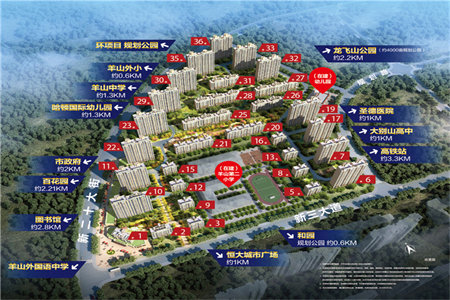 城东涵翠苑3室2厅1卫116m2